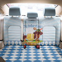 Germany Oktoberfest Back Car Seat Cover Dachshund Beer and Bavarian Pretzel