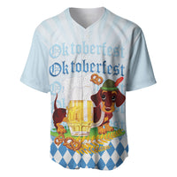 Germany Oktoberfest Baseball Jersey Dachshund Beer and Bavarian Pretzel