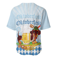 Germany Oktoberfest Baseball Jersey Dachshund Beer and Bavarian Pretzel
