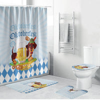 Germany Oktoberfest Bathroom Set Dachshund Beer and Bavarian Pretzel