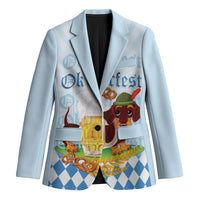 Germany Oktoberfest Blazer Dachshund Beer and Bavarian Pretzel
