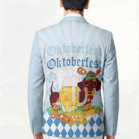 Germany Oktoberfest Blazer Dachshund Beer and Bavarian Pretzel