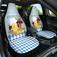 Germany Oktoberfest Car Seat Cover Dachshund Beer and Bavarian Pretzel