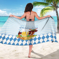 Germany Oktoberfest Sarong Dachshund Beer and Bavarian Pretzel
