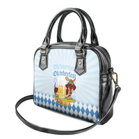 Germany Oktoberfest Shoulder Handbag Dachshund Beer and Bavarian Pretzel