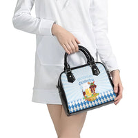 Germany Oktoberfest Shoulder Handbag Dachshund Beer and Bavarian Pretzel