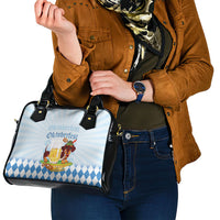 Germany Oktoberfest Shoulder Handbag Dachshund Beer and Bavarian Pretzel