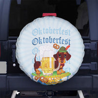 Germany Oktoberfest Spare Tire Cover Dachshund Beer and Bavarian Pretzel