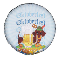 Germany Oktoberfest Spare Tire Cover Dachshund Beer and Bavarian Pretzel