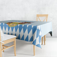 Germany Oktoberfest Tablecloth Dachshund Beer and Bavarian Pretzel