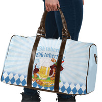 Germany Oktoberfest Travel Bag Dachshund Beer and Bavarian Pretzel