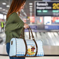 Germany Oktoberfest Travel Bag Dachshund Beer and Bavarian Pretzel