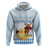 Germany Oktoberfest Zip Hoodie Dachshund Beer and Bavarian Pretzel