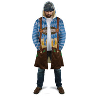 Lederhosen Oktoberfest Cloak Beers Bavarian Diamond Pattern