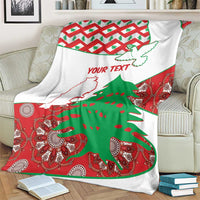 Personalised Lebanon Independence Day Blanket Lebanese Map With Cedrus