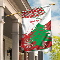 Personalised Lebanon Independence Day Garden Flag Lebanese Map With Cedrus - Wonder Print Shop