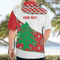 Personalised Lebanon Independence Day Hawaiian Shirt Lebanese Map With Cedrus - Wonder Print Shop