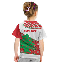 Personalised Lebanon Independence Day Kid T Shirt Lebanese Map With Cedrus - Wonder Print Shop