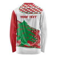 Personalised Lebanon Independence Day Long Sleeve Shirt Lebanese Map With Cedrus - Wonder Print Shop