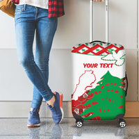 Personalised Lebanon Independence Day Luggage Cover Lebanese Map With Cedrus - Wonder Print Shop