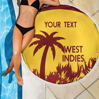 Custom West Indies Cricket Beach Blanket Windies Newest Version - Wonder Print Shop