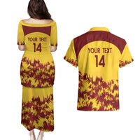 Custom West Indies Cricket Couples Matching Puletasi and Hawaiian Shirt Windies Newest Version - Wonder Print Shop