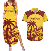 Custom West Indies Cricket Couples Matching Summer Maxi Dress and Hawaiian Shirt Windies Newest Version - Wonder Print Shop