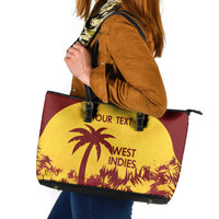 Custom West Indies Cricket Leather Tote Bag Windies Newest Version - Wonder Print Shop
