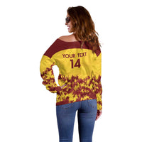 Custom West Indies Cricket Off Shoulder Sweater Windies Newest Version - Wonder Print Shop