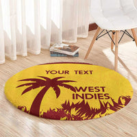 Custom West Indies Cricket Round Carpet Windies Newest Version