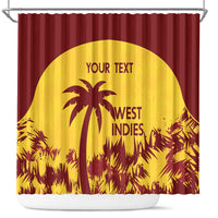 Custom West Indies Cricket Shower Curtain Windies Newest Version