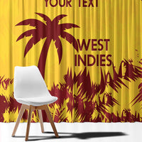 Custom West Indies Cricket Window Curtain Windies Newest Version - Wonder Print Shop