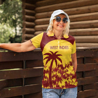 Custom West Indies Cricket Women Polo Shirt Windies Newest Version - Wonder Print Shop