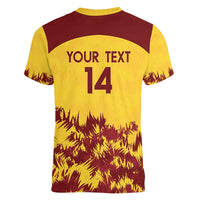 Custom West Indies Cricket Women V-Neck T-Shirt Windies Newest Version - Wonder Print Shop