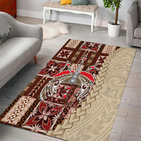 Samoa Tapau Area Rug Samoan Siapo Pattern - Wonder Print Shop