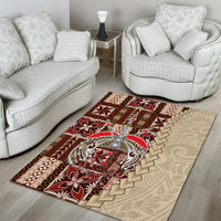 Samoa Tapau Area Rug Samoan Siapo Pattern - Wonder Print Shop