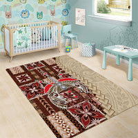 Samoa Tapau Area Rug Samoan Siapo Pattern - Wonder Print Shop