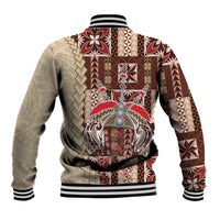 Samoa Tapau Baseball Jacket Samoan Siapo Pattern - Wonder Print Shop