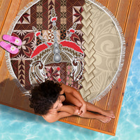 Samoa Tapau Beach Blanket Samoan Siapo Pattern - Wonder Print Shop