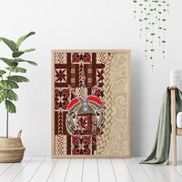 Samoa Tapau Canvas Wall Art Samoan Siapo Pattern - Wonder Print Shop