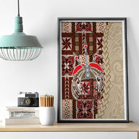 Samoa Tapau Canvas Wall Art Samoan Siapo Pattern - Wonder Print Shop