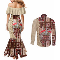 samoa-tapau-couples-matching-mermaid-dress-and-long-sleeve-button-shirt-samoan-siapo-pattern