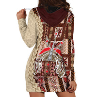 Samoa Tapau Hoodie Dress Samoan Siapo Pattern - Wonder Print Shop