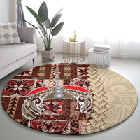 samoa-tapau-round-carpet-samoan-siapo-pattern