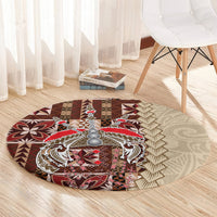 samoa-tapau-round-carpet-samoan-siapo-pattern