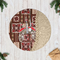Samoa Tapau Tree Skirt Samoan Siapo Pattern - Wonder Print Shop