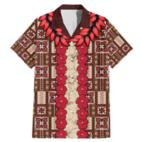 Samoa Siapo Family Matching Mermaid Dress and Hawaiian Shirt Tapa Pattern Mix Ula Fala Hibiscus - Wonder Print Shop