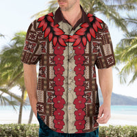 Samoa Siapo Hawaiian Shirt Tapa Pattern Mix Ula Fala Hibiscus - Wonder Print Shop