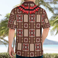 Samoa Siapo Hawaiian Shirt Tapa Pattern Mix Ula Fala Hibiscus - Wonder Print Shop