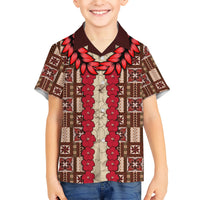 Samoa Siapo Hawaiian Shirt Tapa Pattern Mix Ula Fala Hibiscus - Wonder Print Shop